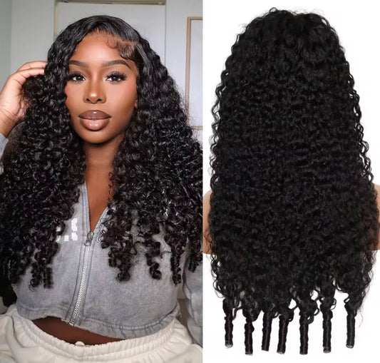 BINE LUXURY 13x6 Full Lace Frontal Wig Burmese Curly Wig Human Hair HD Transparent Lace with Spiral Curls End Pre Plucked 15A Burmese Virgin Human Hair